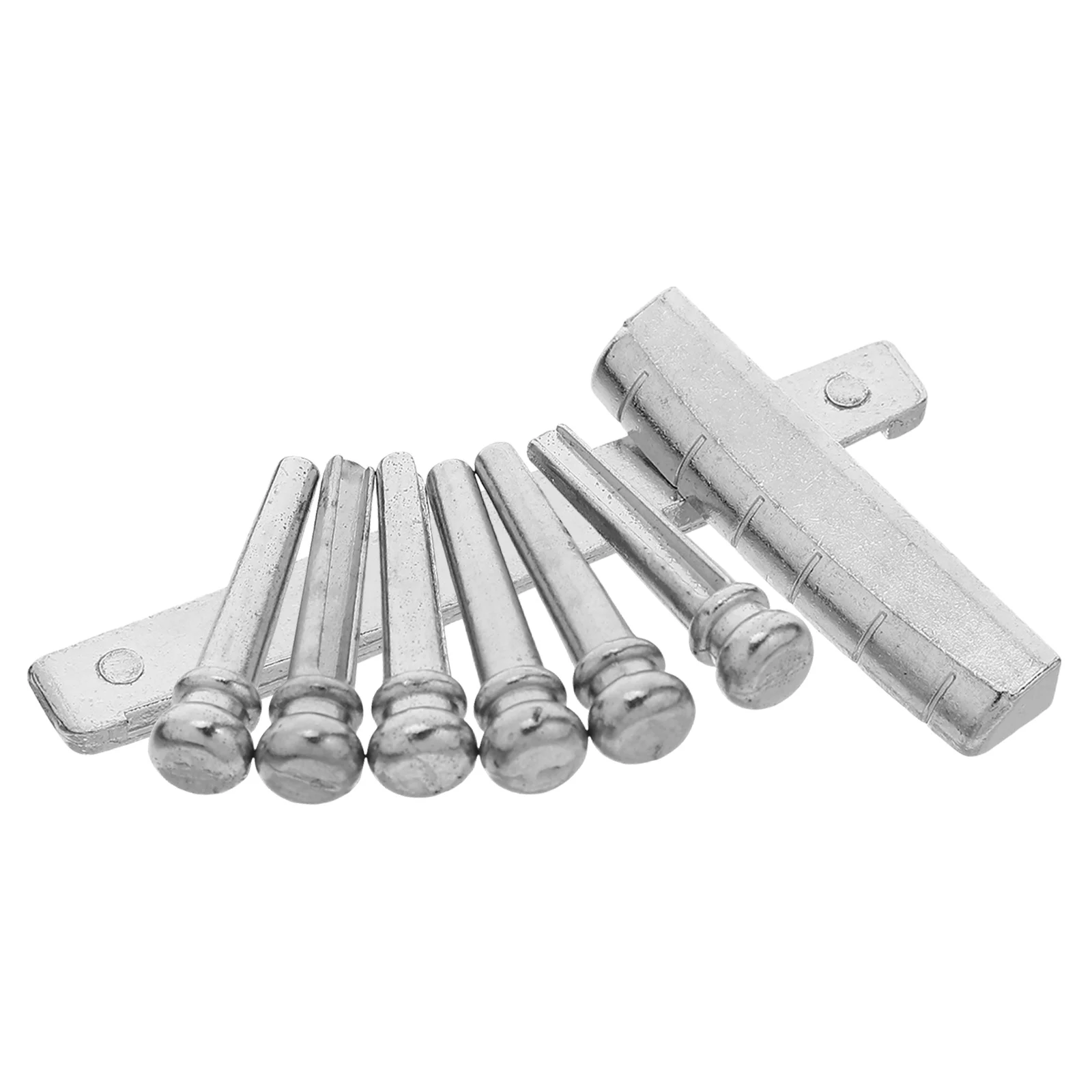 

Folk Guitar Accessories Acoustic Bridge Saddle Replacement Nut Saddles Silver Classical Parts