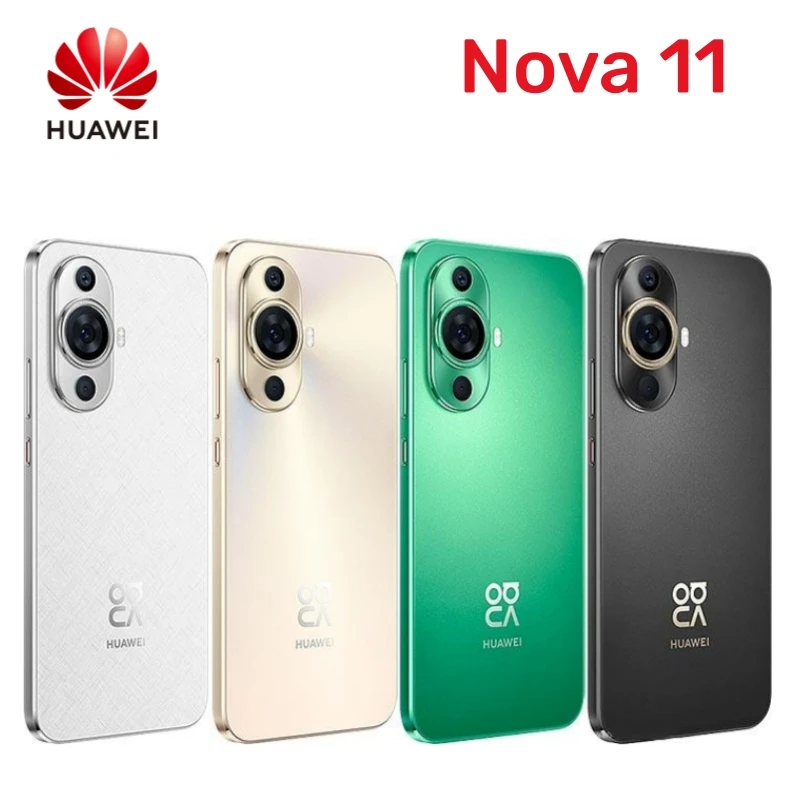 

HUAWEI Nova 11 Smartphone 6.7 inch 50MP+60MP Camera HarmonyOS 3.0 Mobile phones 256GB/128GB ROM Original Cell phone