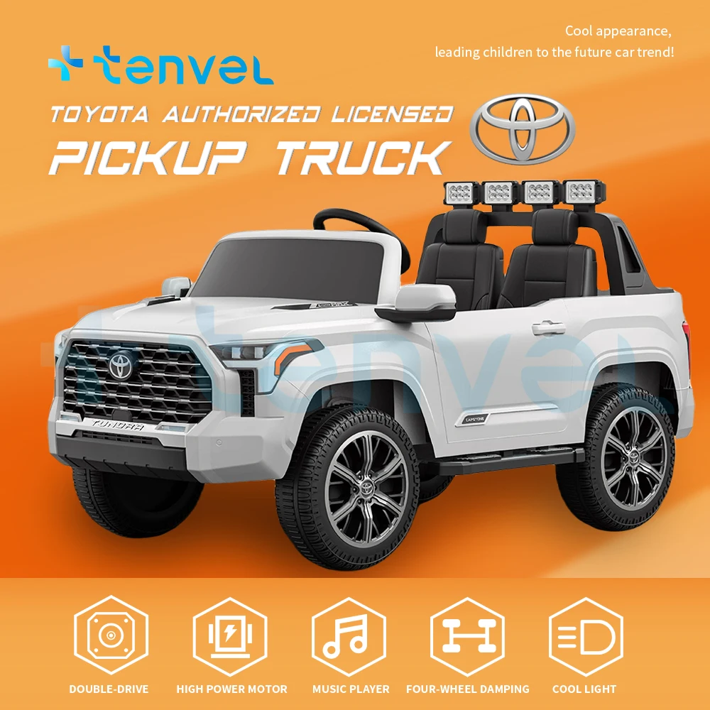 Factory New Licensed TOYOTA Tundra Truck Children Electric Toy Car Kids Off Road 12v Battery Powerful Ride On Electric Toy Car