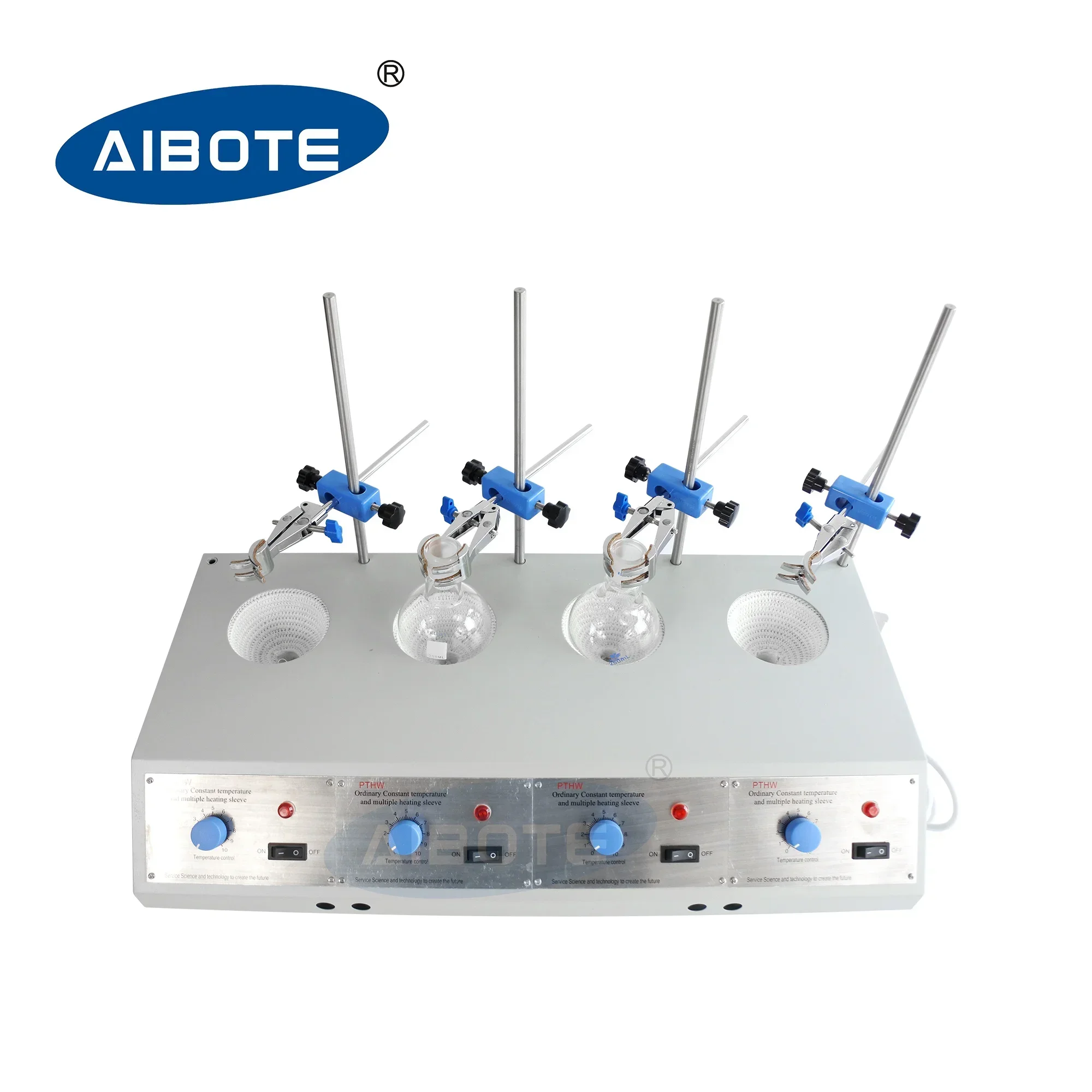 Lab Essential Oil heating mantle 6-Channel with Heating