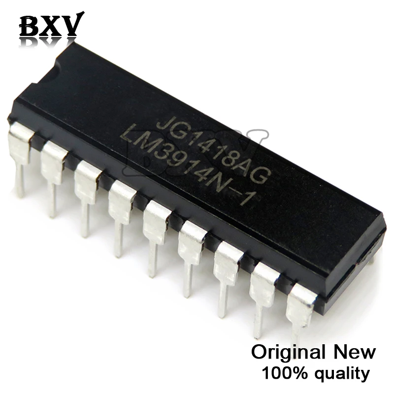 5 PCS LM3914 DIP18 DIP LM3914N-1 DIP-18 LM3914N free shipping In Stock