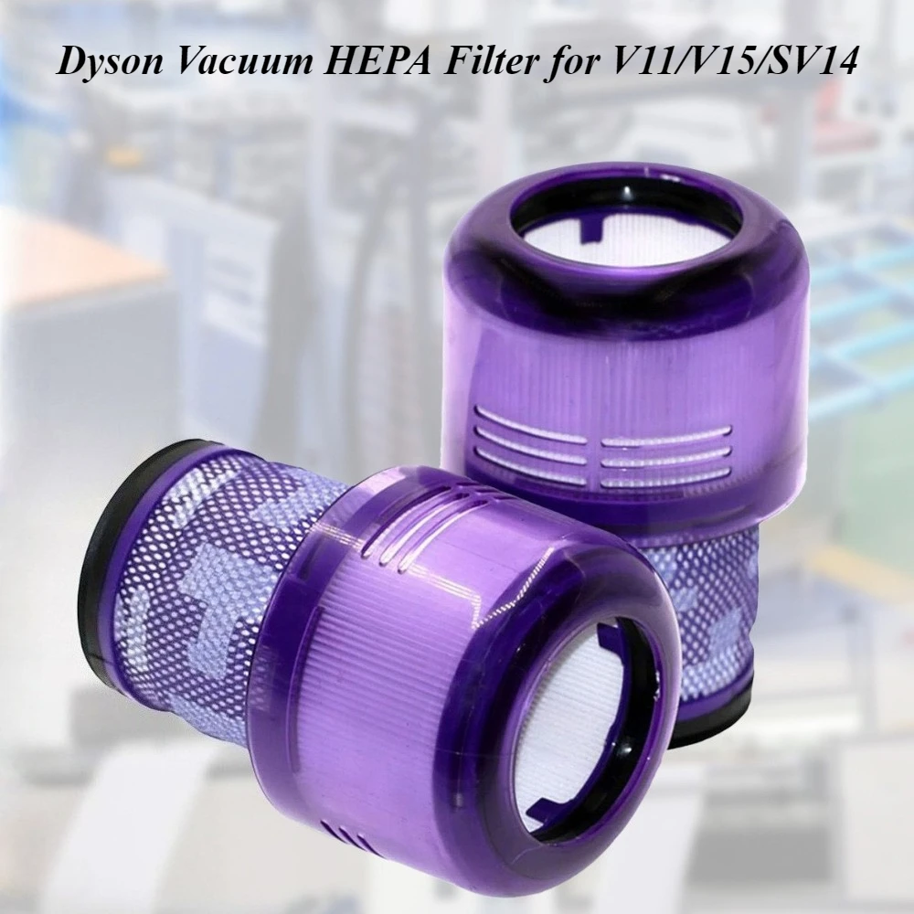 

【2-Pack】Dyson Vacuum HEPA Filter for V11/V15/SV14 - Washable Post-Filter, Traps 99.97% Dust & Pollen, OEM Replacement Part