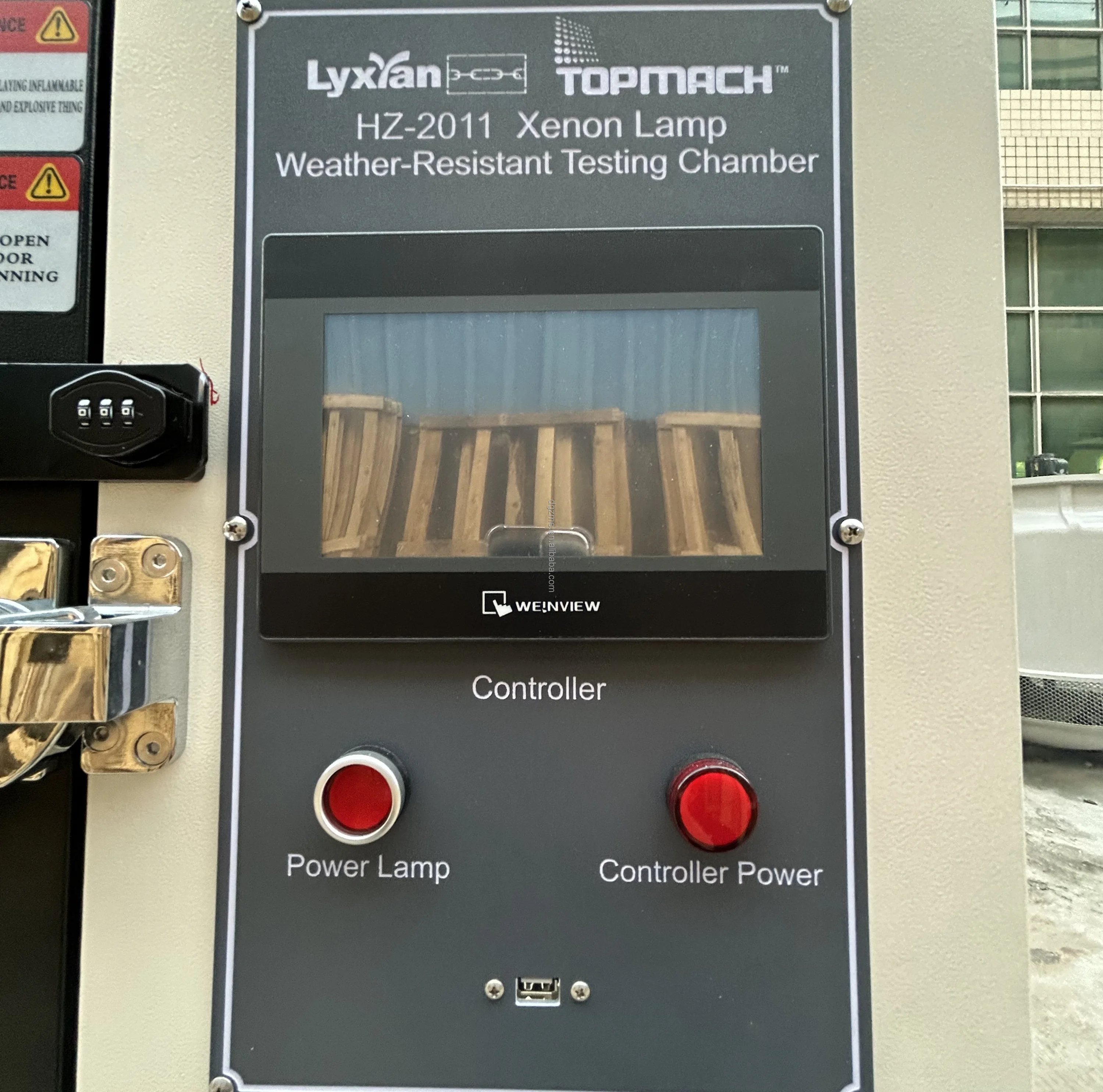 Plastics Accelerated Weathering Tester ASTM D2565  Lamp Aging Climate Test Chamber