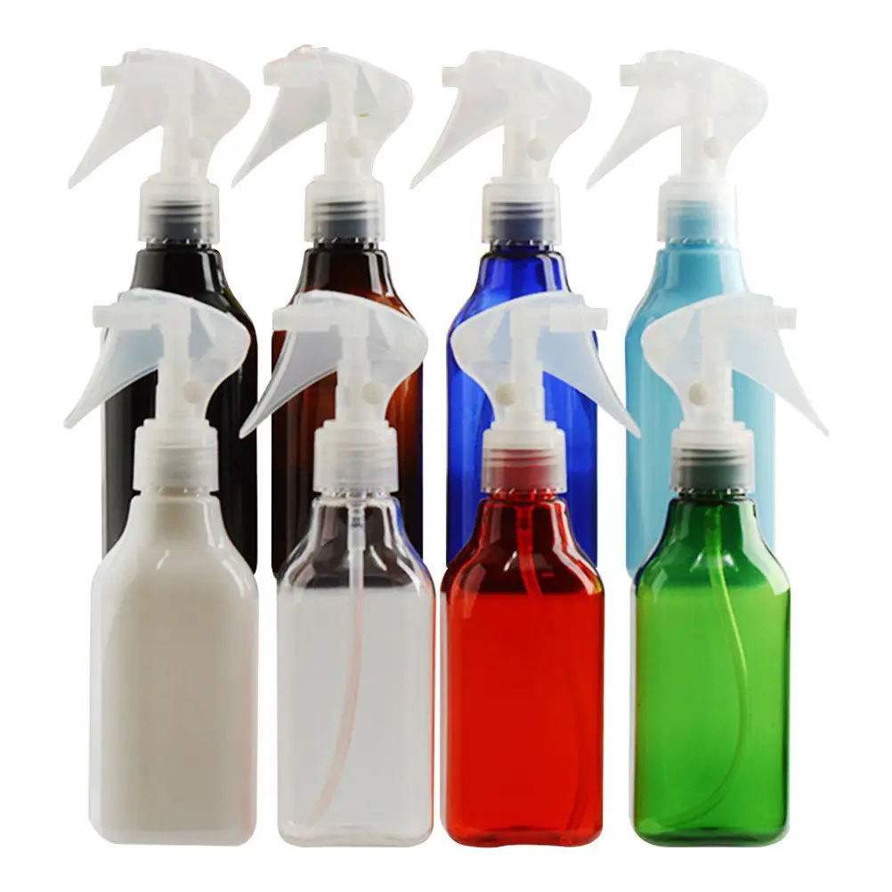 8Pcs Spray Gun Bottle Portable Leakproof Press Type Sprayer Multi-Function Mist Watering Container for Hair Plants Cleaning