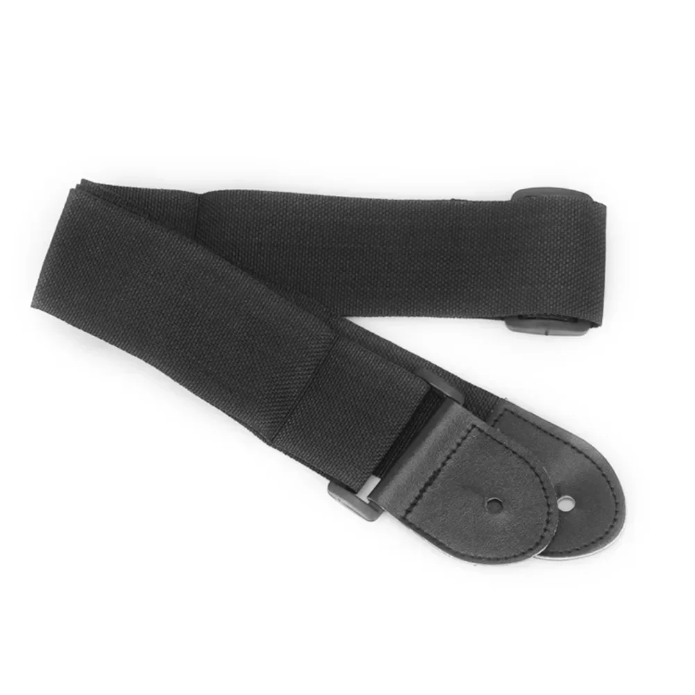 Guitar Strap Adjustable For Acoustic Electric Guitars Bass Ukulele Black Nylon Guitar Parts Accessories Wear-resista