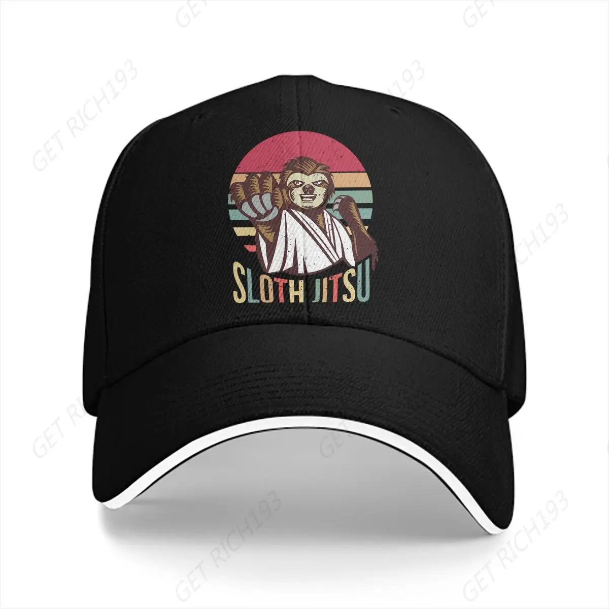 

Brazilian Funny Sloth Baseball Cap Men Hats Women Visor Protection Snapback Jiu Jitsu Bjj Caps