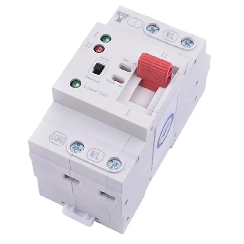 [newa64z-】-city-power-to-generator-63a-electric-switch-manual-transfer-switch-2p-ats-230v-coil-pc-type-din-rail