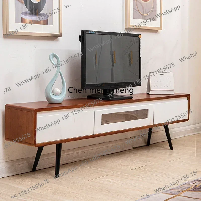 RR Desk Tv Furniture Vintage Stand Mobile Living Room Storage Cabinet Full Dining Portable Luxury Tv Schrank Postmodern Furnitur