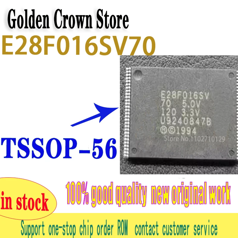 5~200pcs/lot E28F016SV E28F016SV70 TSSOP-56 Storage chip work new original in stock