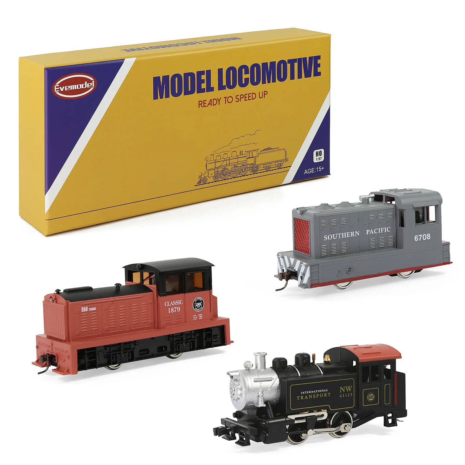 Evemodel HO Scale 1:87 modello di locomotive ferroviarie per modellini di treni HCT8701