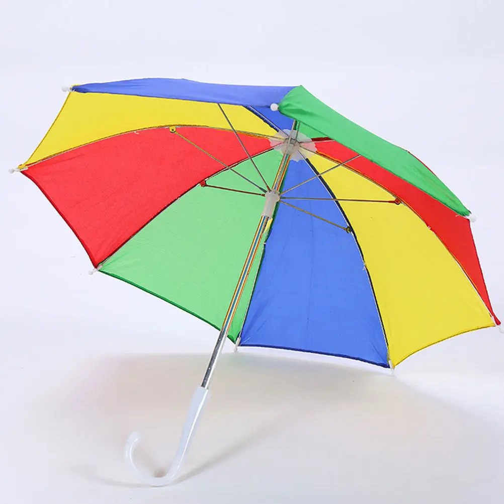 

8Pcs Delicate Mini Umbrella Decor for Dollhouse Stylish Photo Prop Lovely Wear-Resistant Tiny Umbrella for Mini House