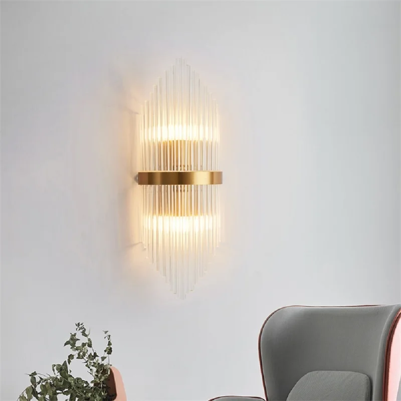 ·SOFITY Arandelas de parede lâmpada moderna LED luminárias internas decorativas para quarto de casa