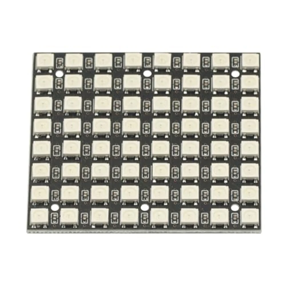 For Arduino-Supported For 8x8 For WS2812B RGB LED Panel 5050 Full Color Light 5V Operation 6.5x6.5cm ABS 4 pcs