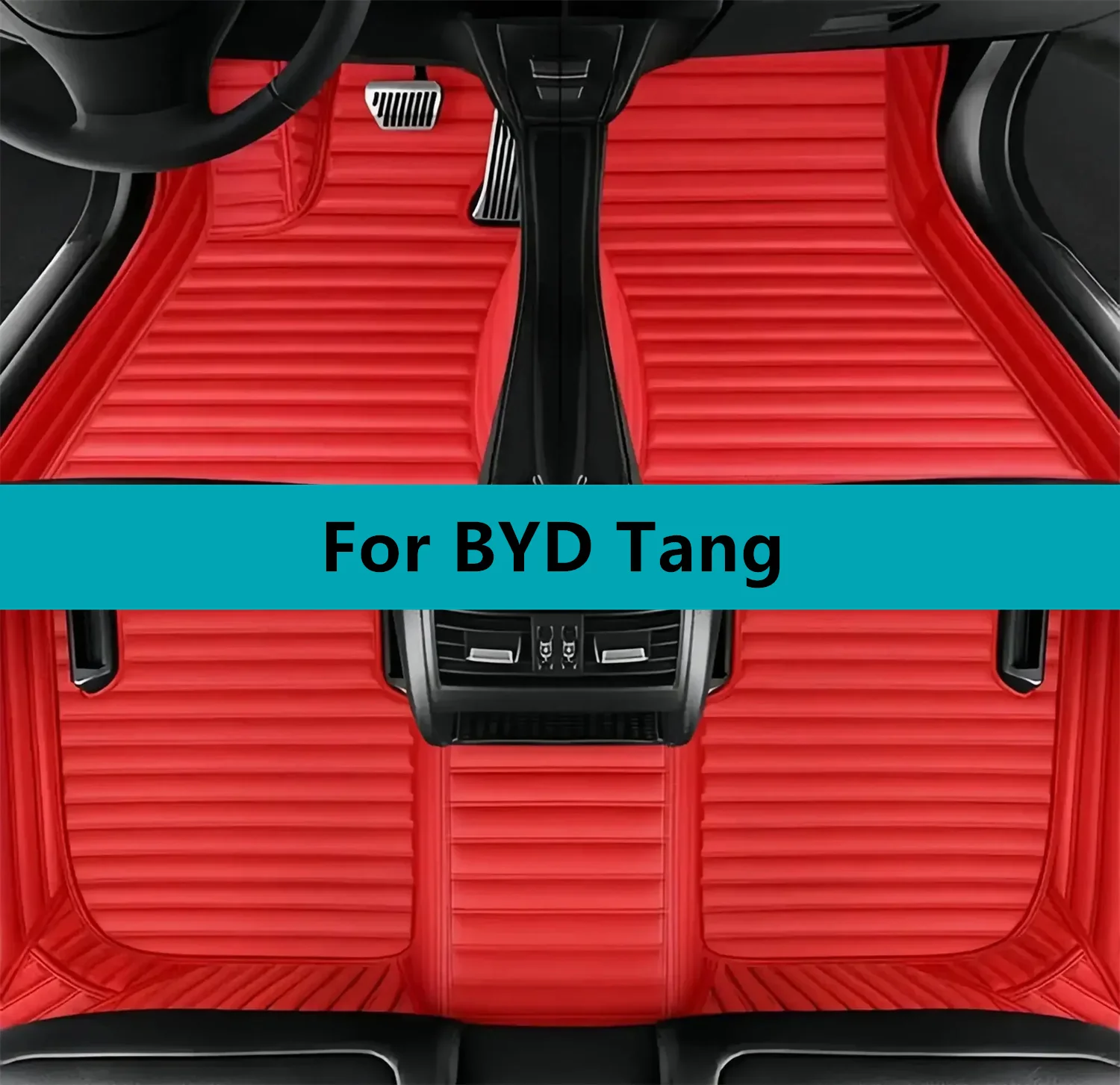 

Car Floor Mats Fit For BYD Tang 2022 2023 2024 2025 2026 2027 Custom Leather Waterproof Car Floor Mats Interior Accessories
