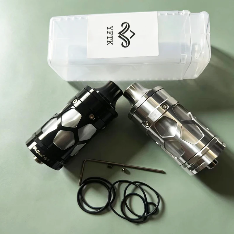 YFTK Taifun GT5 RTA 316SSS 25mm Typhoon GTV Style 6ml Atomizer Tank Replacement  vs Taifun gtr gt4 GT6 pare Parts