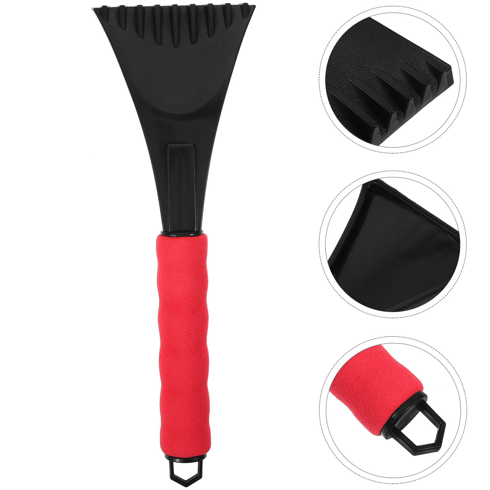 

Winter s Car Snow Shovel EVA H Red Color Ice Removal Frost Tool Multi Functional Practical Storage Easy Use Outdoor Supply