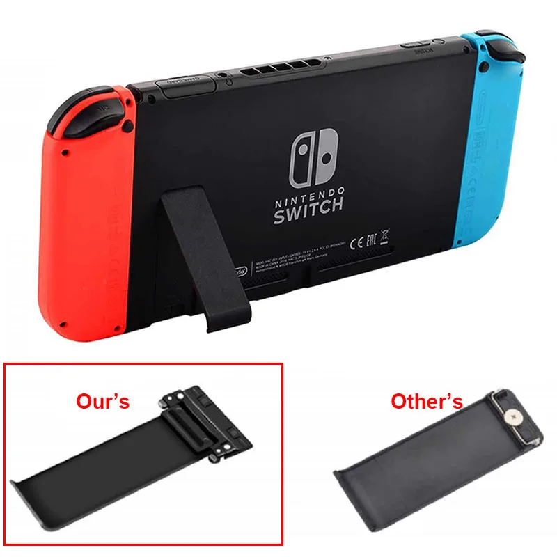 10pcs Upgrade Host Back Shell Kickstand Support Bracket For Switch Console Repair Replacement Parts Accessories Kit