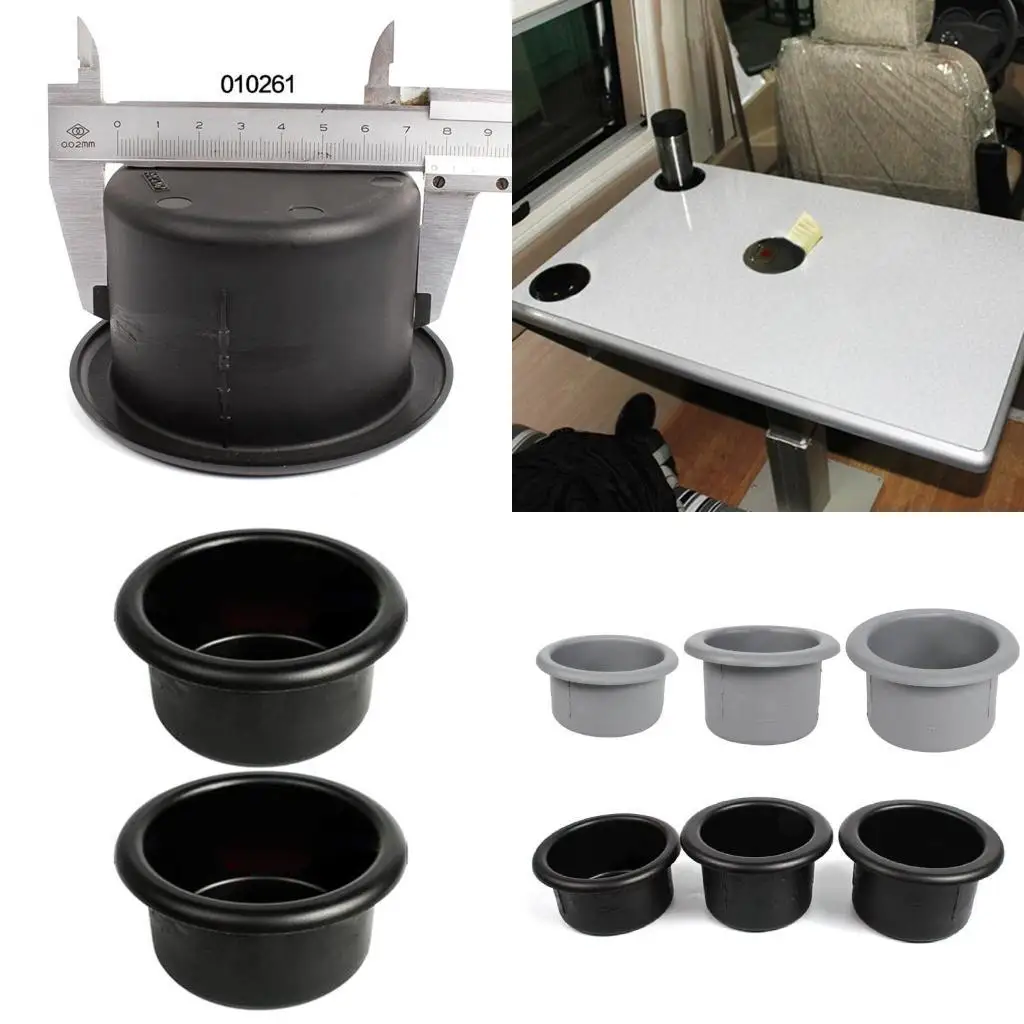 

31BC Cup Hoper Вставьте пластиковую настольную чашку для хворителя Couch Cuck Cup Cup вставка для лодок RVS