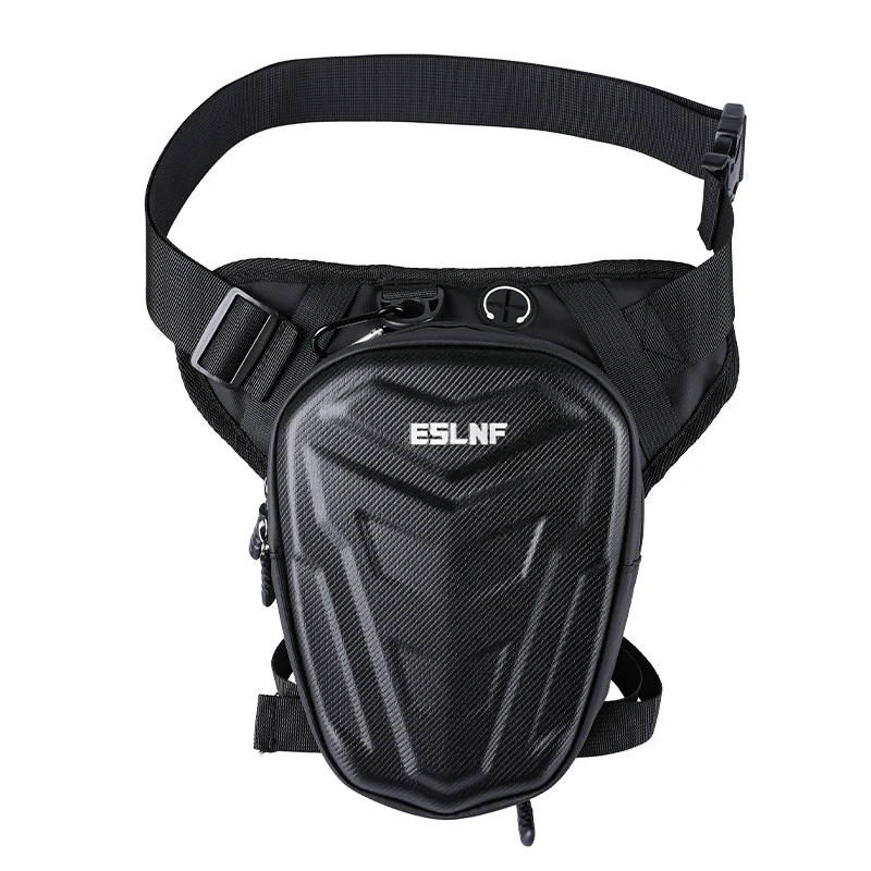 

ESLNF Motorbike EVA Hard Shell Leg Side Bag Outdoor Casual Motorcycle Hip Bum Pack Mobile Phone Purse Leg Bag
