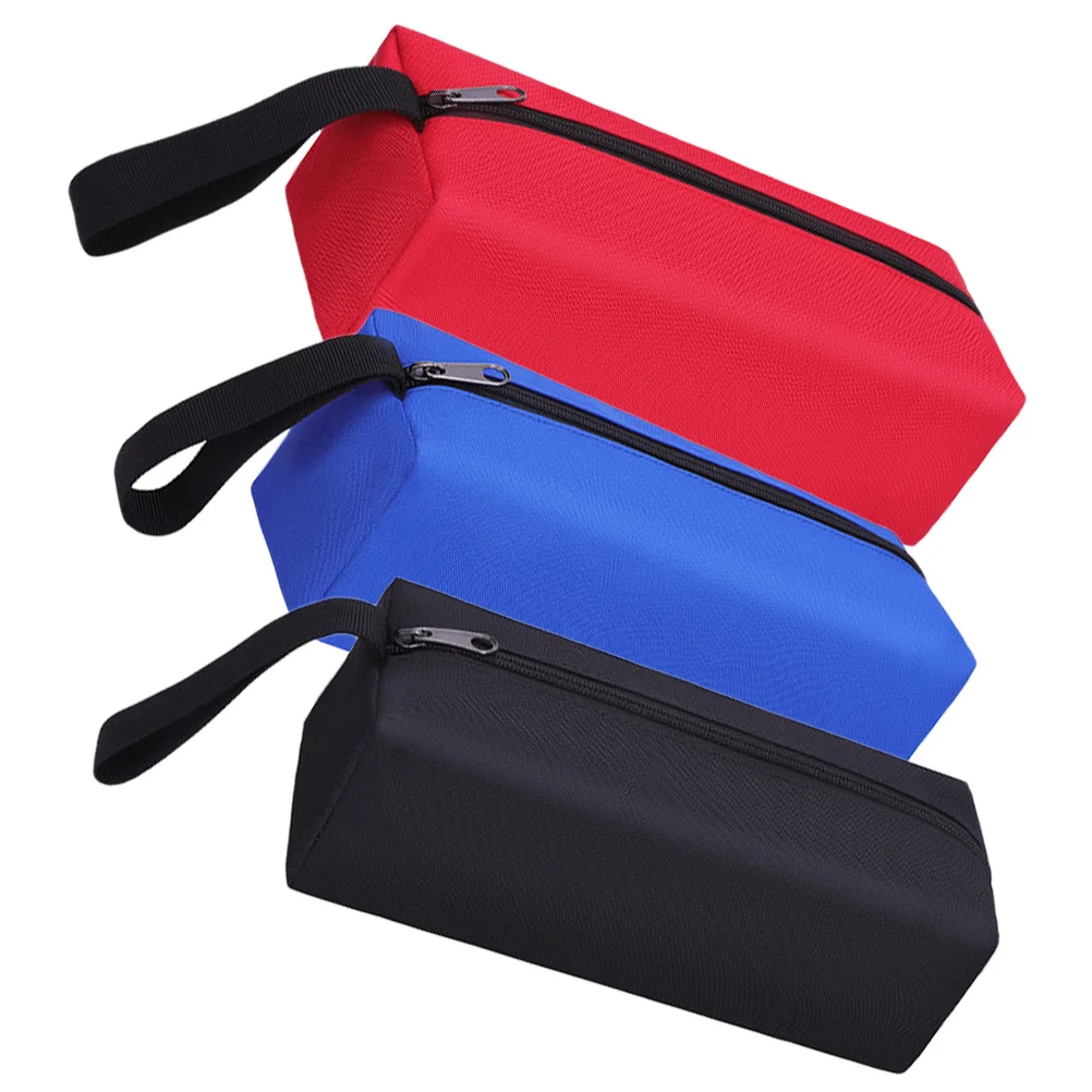 3 قطعة أكياس أدوات محمولة مقاومة للاهتراء أكسفورد القماش سستة أكياس التخزين للأدوات الثقيلة المنظم الحقيبة خفيفة الوزن ل
