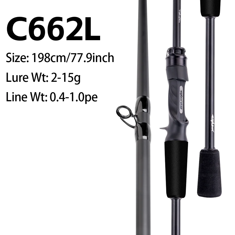FISHINGFANS KUAISHA T1100+M40X Carbon Blank 8KG DRAG Light LS Guide 7-30g Ködergewicht Schnelle Aktion Spinn- und Wurfangelrute