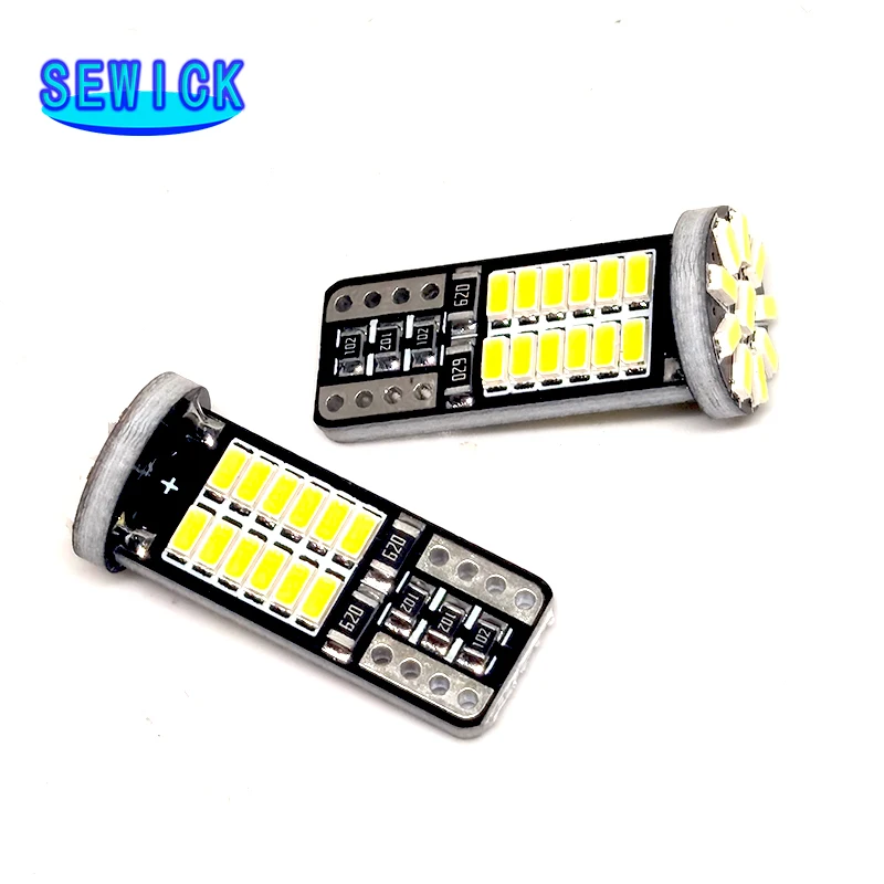 

500PCS W5W T10 LED Bulbs Canbus 3014 34SMD 12V 6000K 194 168 LED Map Dome Lights Parking Light Auto Signal Lamp White