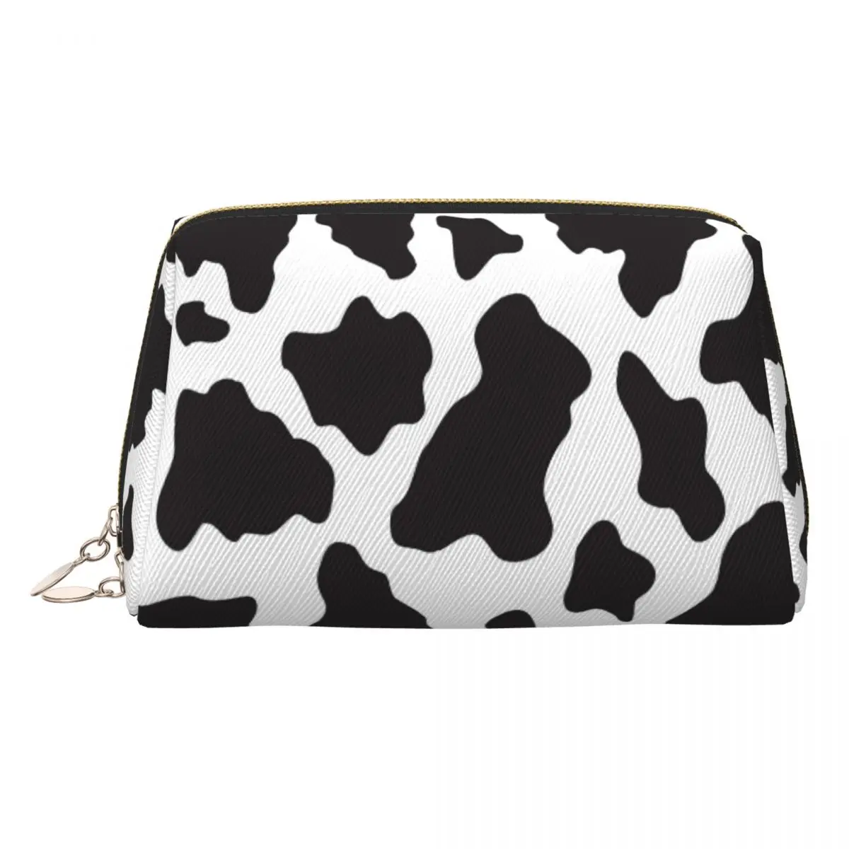 البقرة الحيوان طباعة كاوبوي البلد مزرعة المرأة حقيبة مستحضرات التجميل السفر ماكياج المنظم الحقيبة أدوات الزينة تخزين Dopp عدة #1