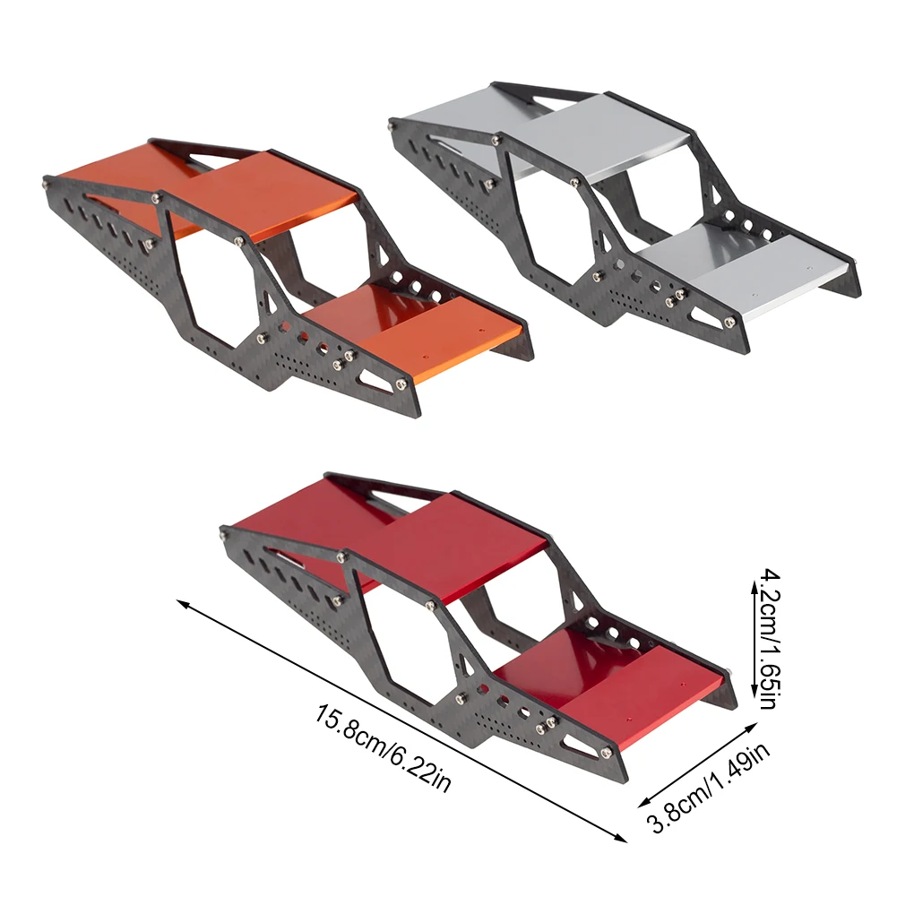 Pièces de châssis de Conversion Rock Crawler, voitures RC pour SCX24 90081 C10 Orange