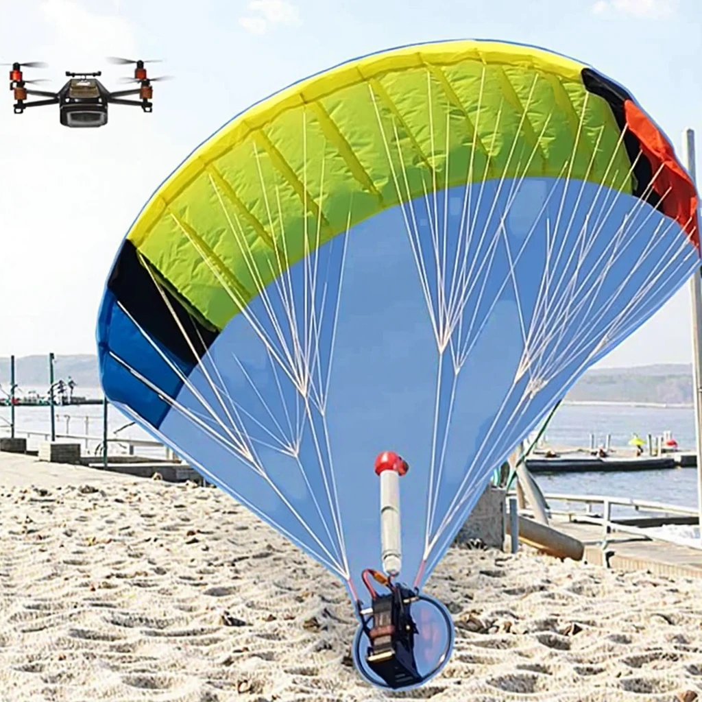 Hot Selling 1.5m Remote Control Electric Powered Paraglider Drone Beginner Outdoor Drone for Kids and Dogs for Walking