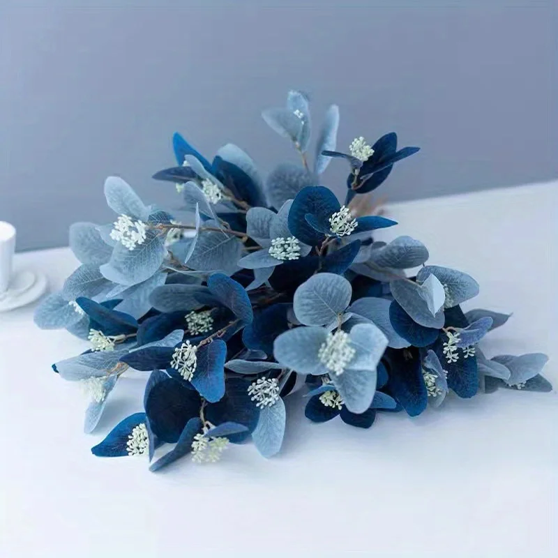 6PCS Faux Eucalyptus Stems 6