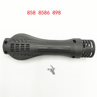 858A 8586 868 898D Hot Air Gun Handle Housing 858D Black Plastic Handle Housing