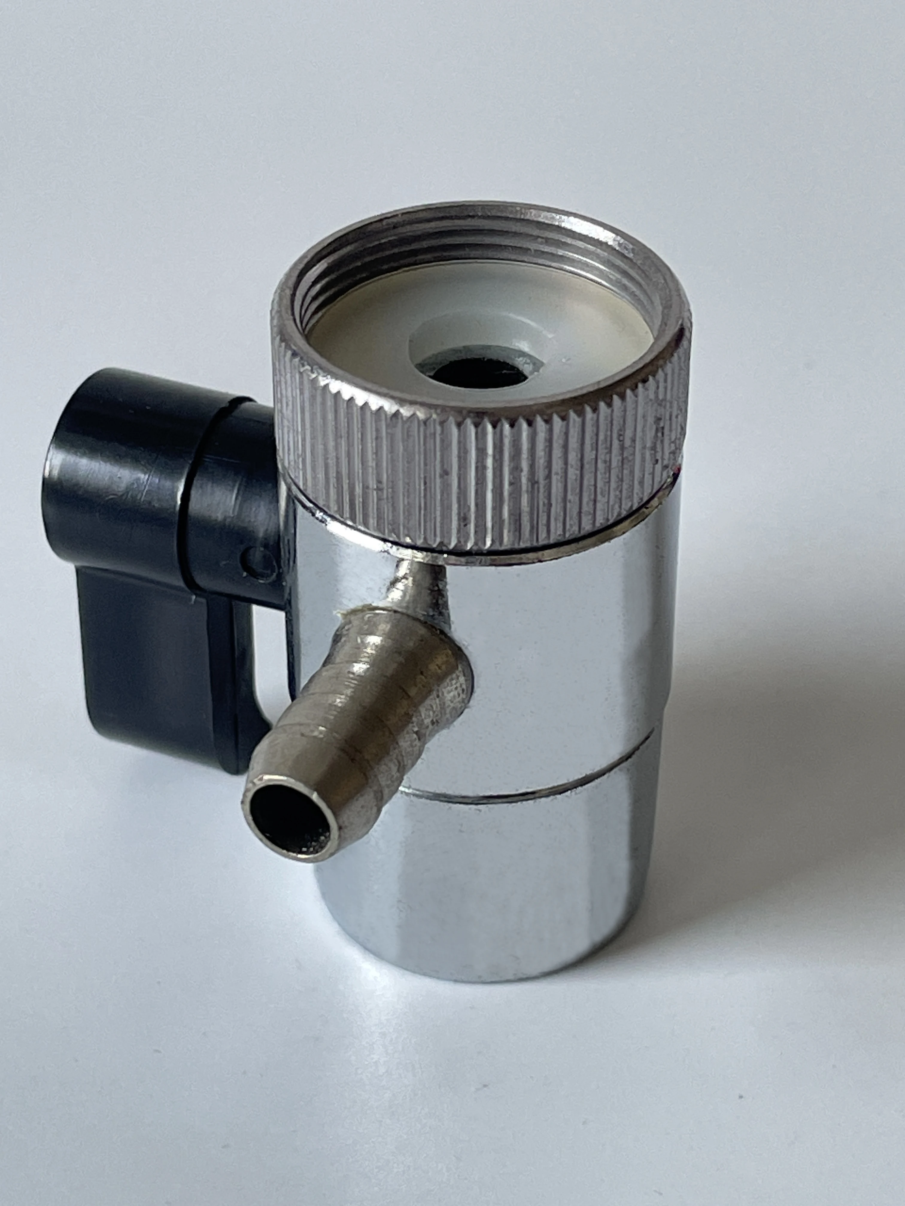 Grifo monomando de acero inoxidable de 20,5mm a 8mm, desviador macho/interruptor de junta de conector/adaptador de válvula de bola/válvula de agua de articulación