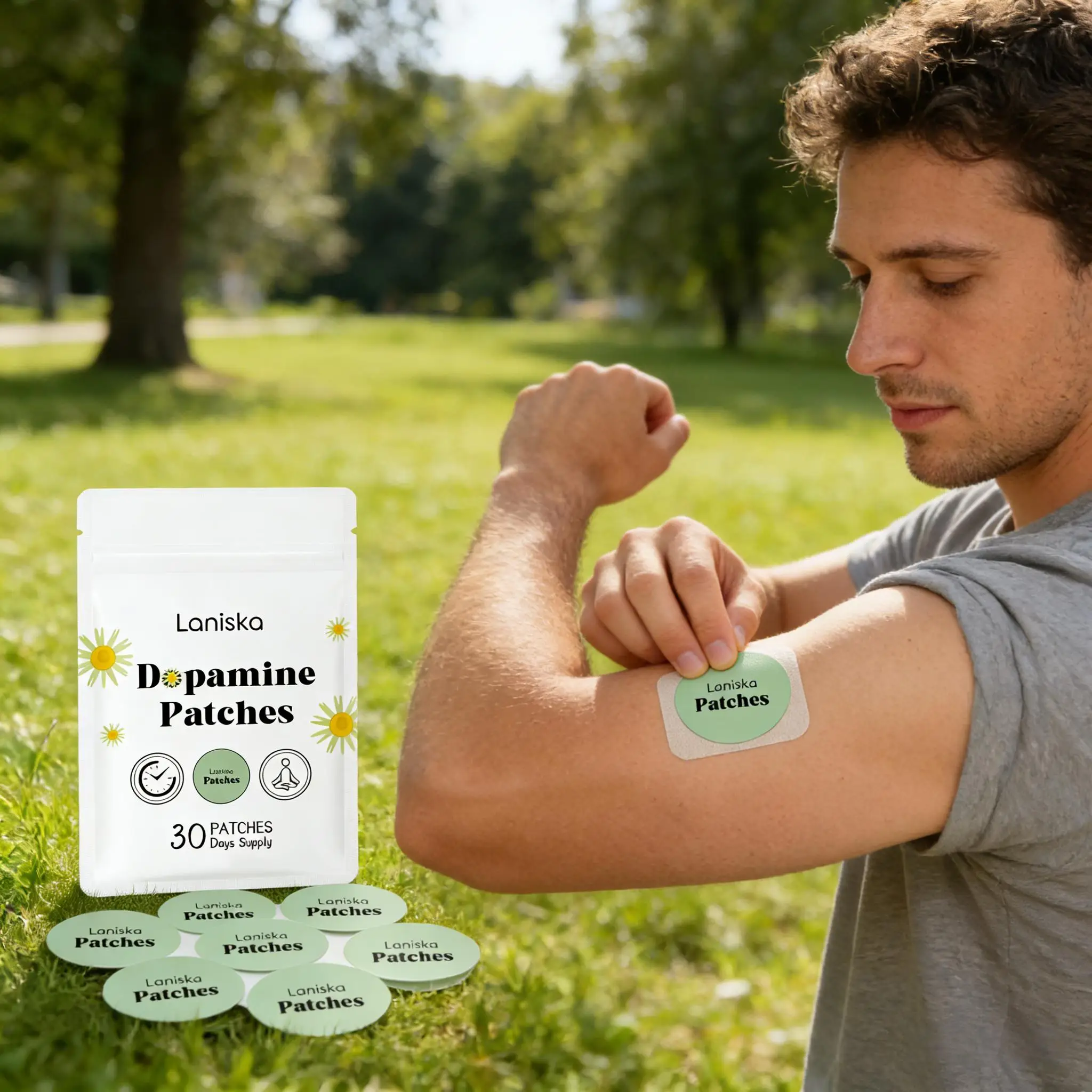 Dopamine Body Care Patch Vitality Boost Enhancement Mood&focus Gentle Nourishing Aid Wellness Enhance Energy Body Care Sticker