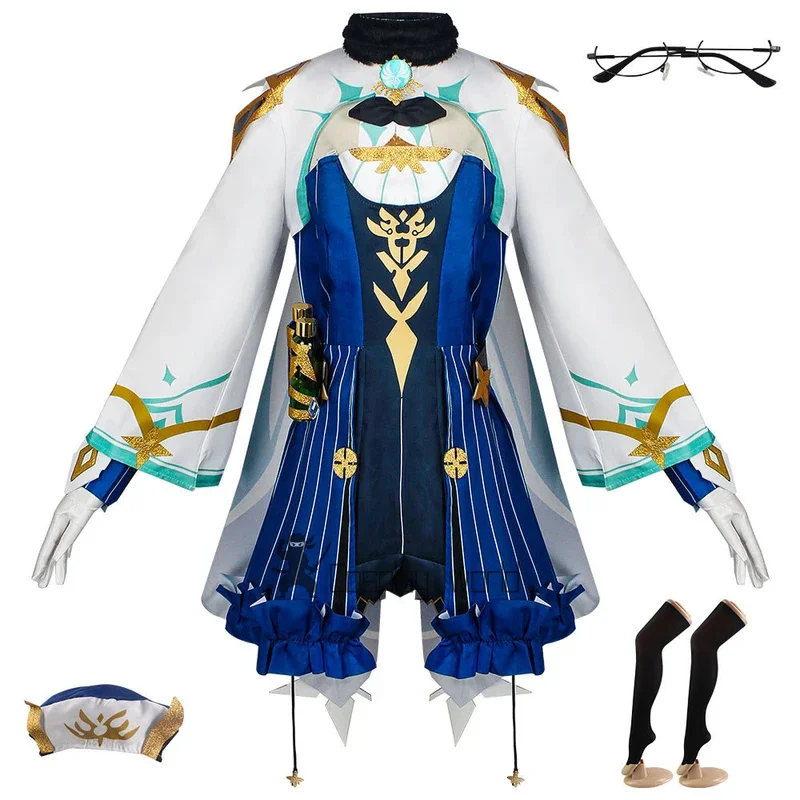 

Genshin Impact Sucrose Cosplay Costume Adult Carnival Uniform Anime Halloween Party Costumes Masquerade Women Game
