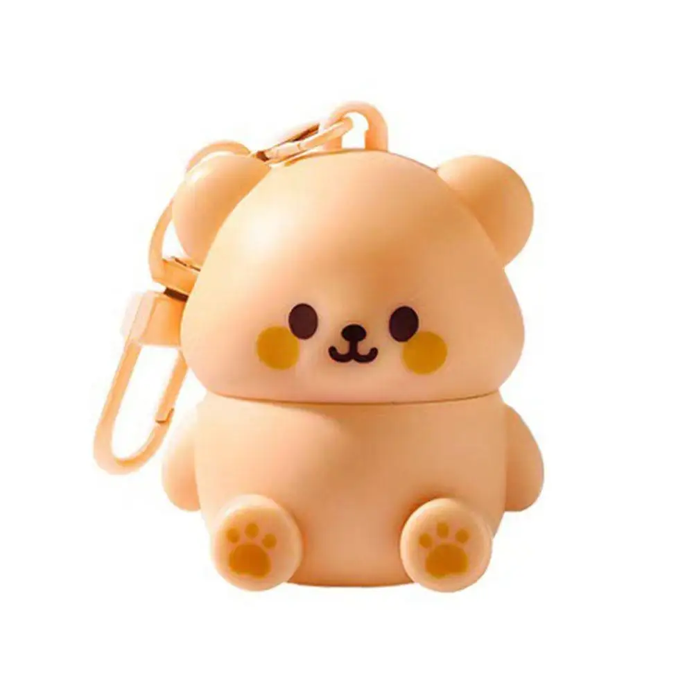 بلسم شفاه الدب الصغير للأطفال مرطب مضاد للتكسير ومضاد للتقشير بلسم شفاه للأطفال لطيف غير مزعج للعناية بالبشرة بالشفاه #6