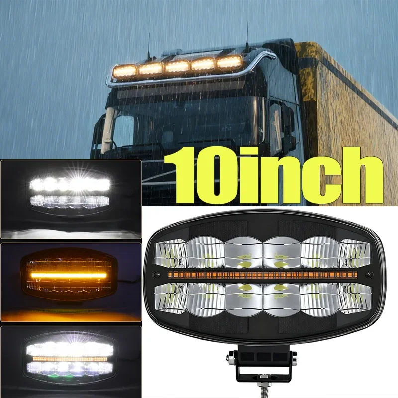 

Work light 9 inch Headlight Spotlight Truck Auxiliary Square Car Driving Flash Led Off Road for Offroad 4X4 Trailer Light