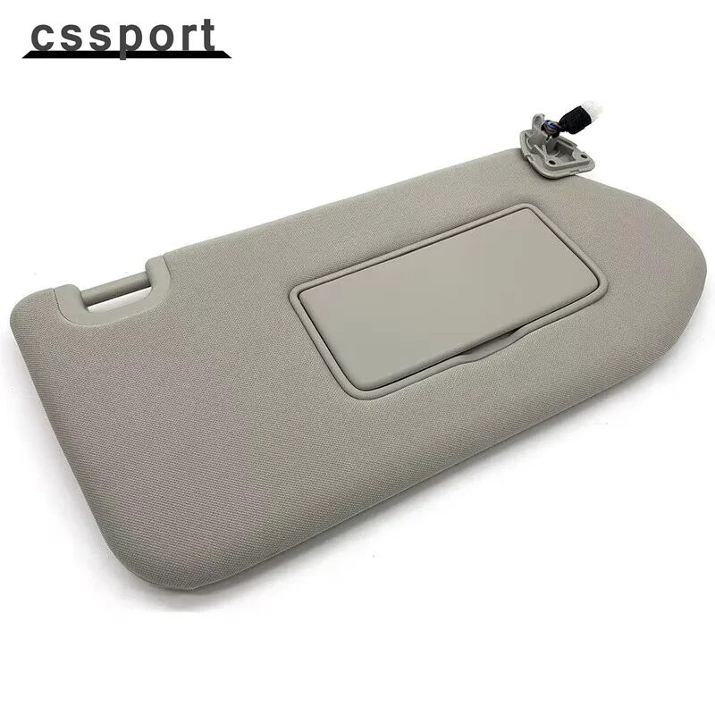 

Right Passenger Sun Visor with Lamp for 2013-2018 Nissan Pathfinder QX60 Grey