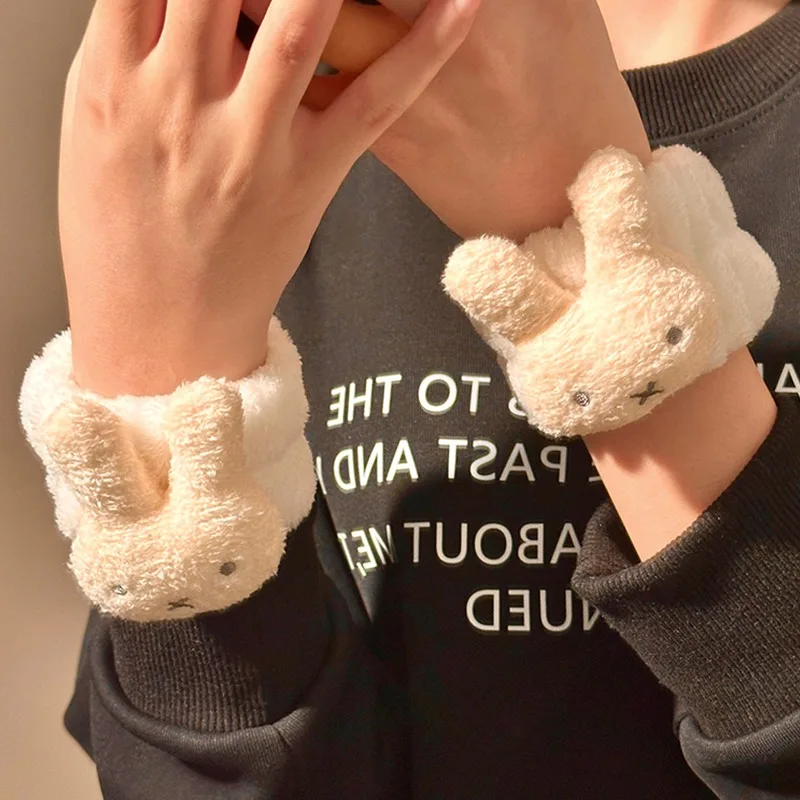 

Популярный браслет серии Miffy с героями мультфильмов, милый влаго- и водопоглощающий браслет для мытья лица