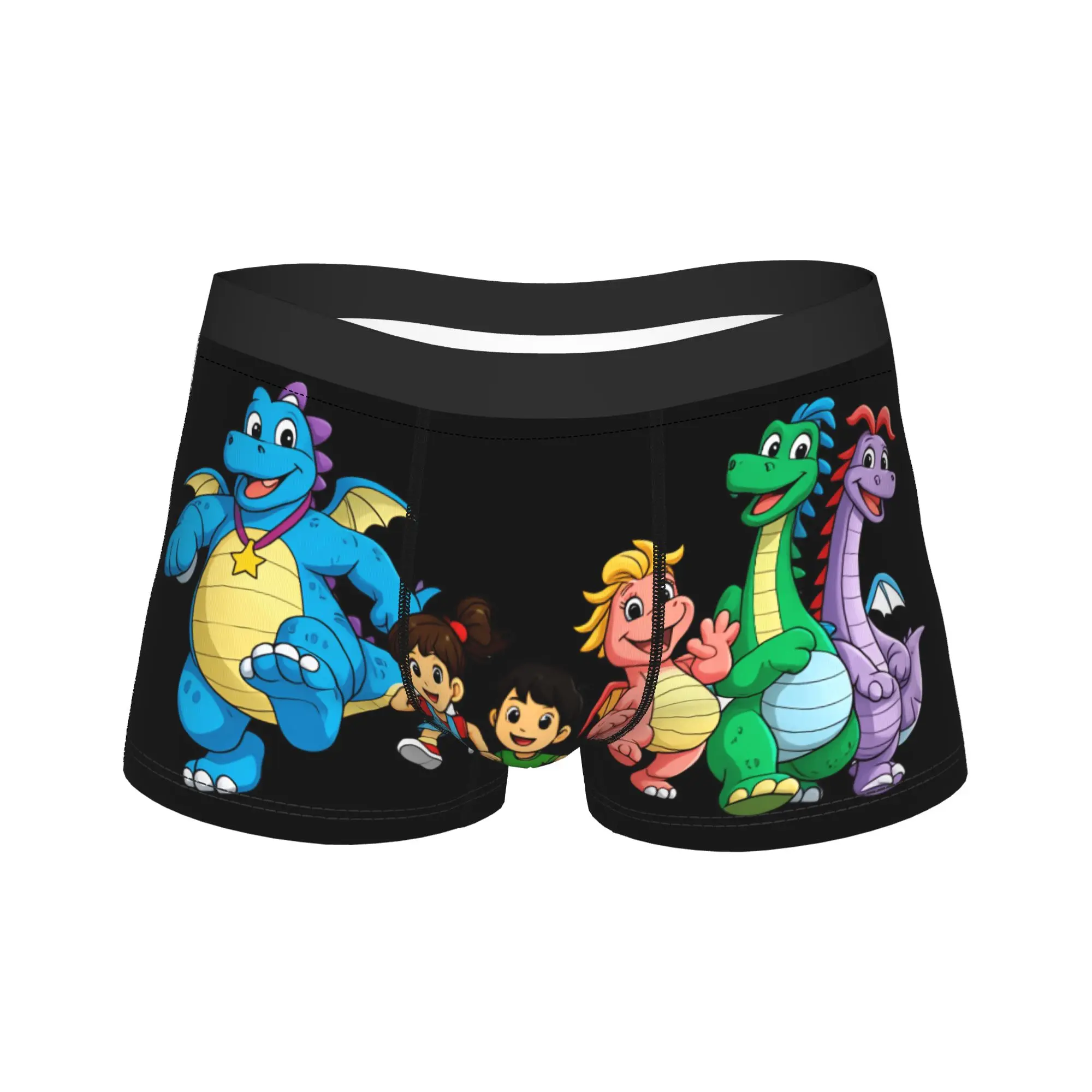 

Dragon Tales Shorts Briefs Underwear Quality Males Sexy Soft Boxer Shorts Custom DIY Large Size Underpants