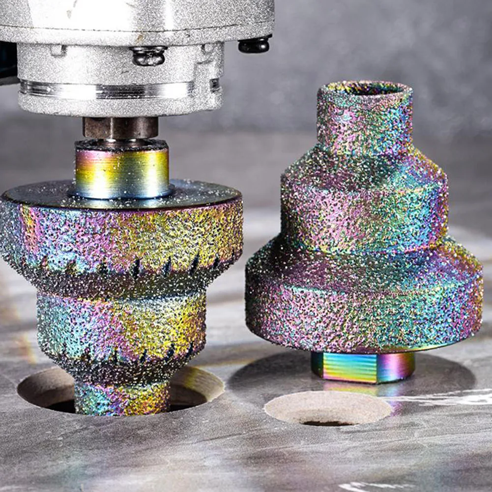 1pc 20-35-50mm Beveling Chamfer Bit Core Drill Bit For Granite Marble Tiles Stone Enlarged Hole Beveling Grinding Tools
