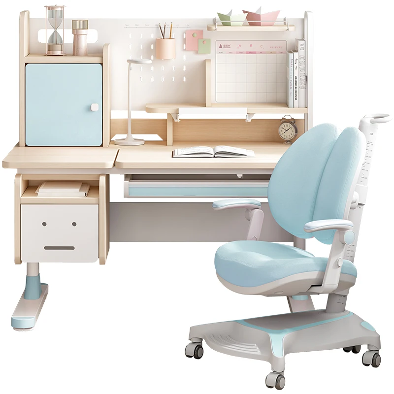 

Multi Function Children Furniture Kids Height Adjustable Study Table Study Table and Bookshelf Designs Students Study Desk