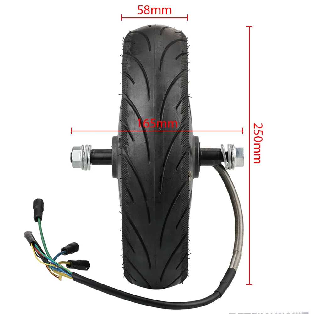 350W 36V Motor Wheel For Ninebot MAX G30 G30L G30D Electric Scooter Rear Driving 60/70-6.5 Wheel Tire Assembly Replacement Parts