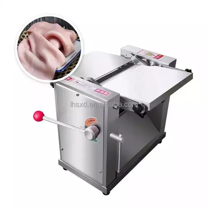 

Pig Skin And Cattle Skin Degreaser /Full Automatic Pork Peeling Machine /Fresh Pig Skin Separator