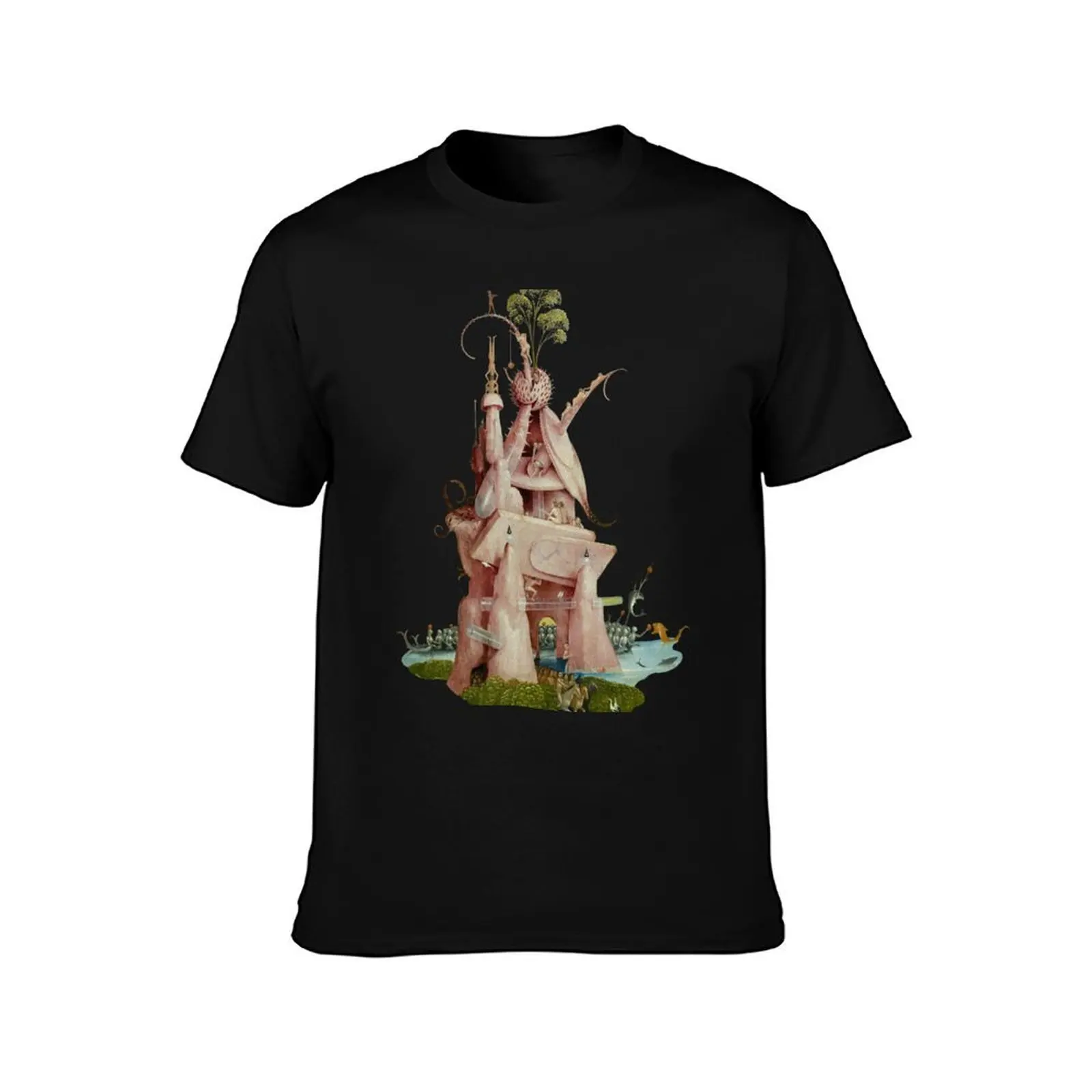 Hieronymus Bosch - The Garden of Earthly Delights T-Shirt Sun Protective Outdoor Tee Top T-Shirt