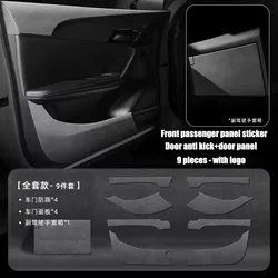 For MG 4 MG4 EV Mulan 2022 2023 2024 Plush material door anti kick protection pad interior decoration