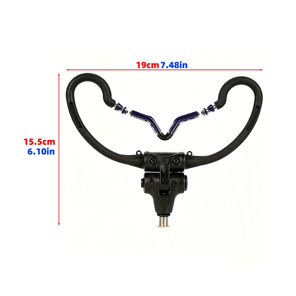 Hirisi U-Shaped Carp Fishing Rod Rest Head Rubber Anti-Slip Rod Holder Bank Stick Rest Pole Support Fishing Accessories AC301 view 3