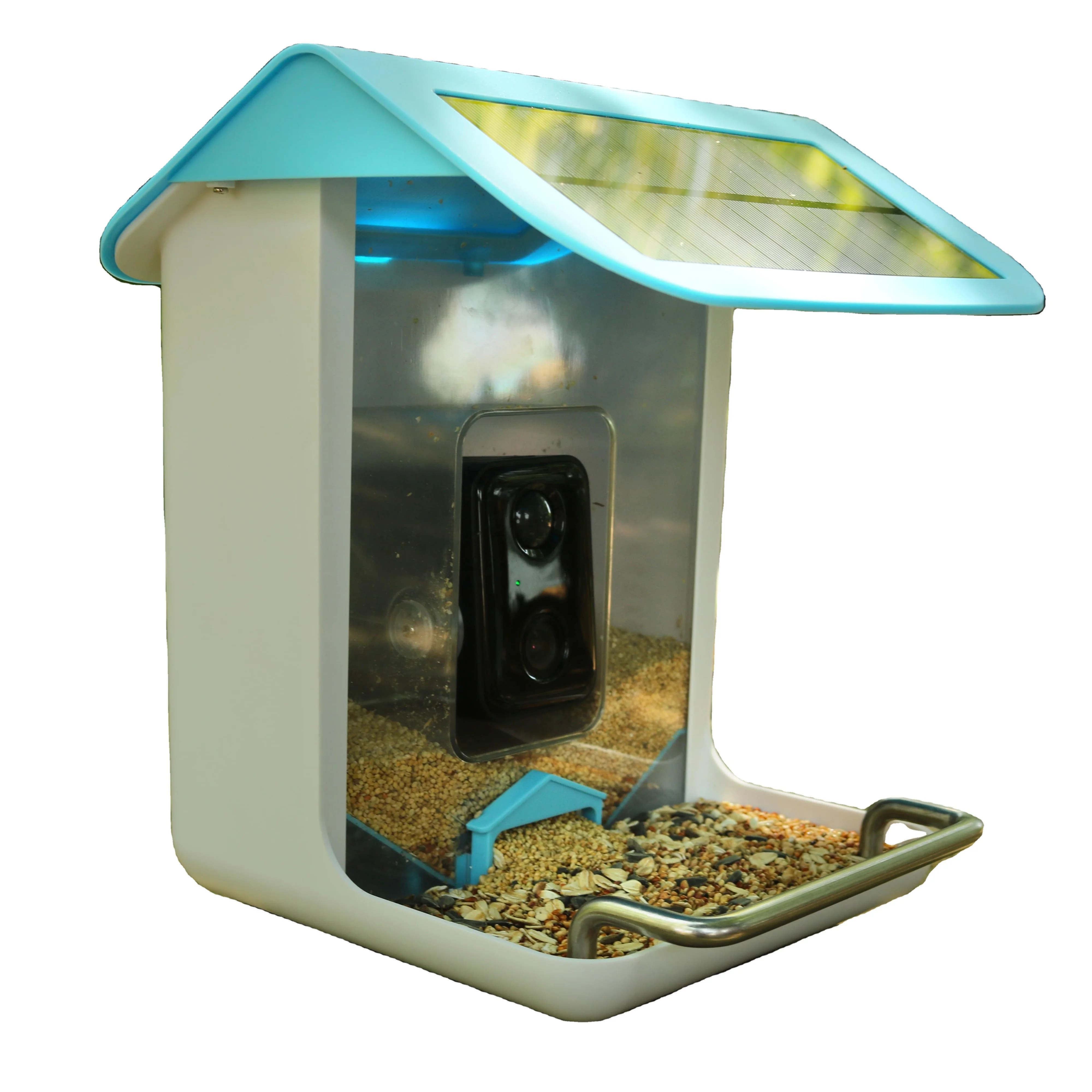 

New Trend AI Recognition Outside Bird House Wifi App Remote Control Smart Bird Feeder with Camera