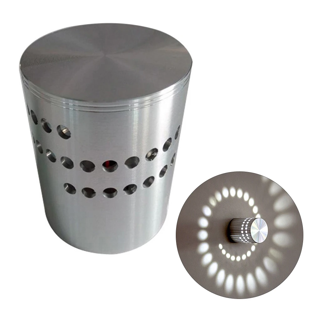 

Creative Spiral Led Wall Light 1W Modern Aluminium Sconce Ceiling Disco Bar Ktv Decorative Spot Lighting Energy Saving