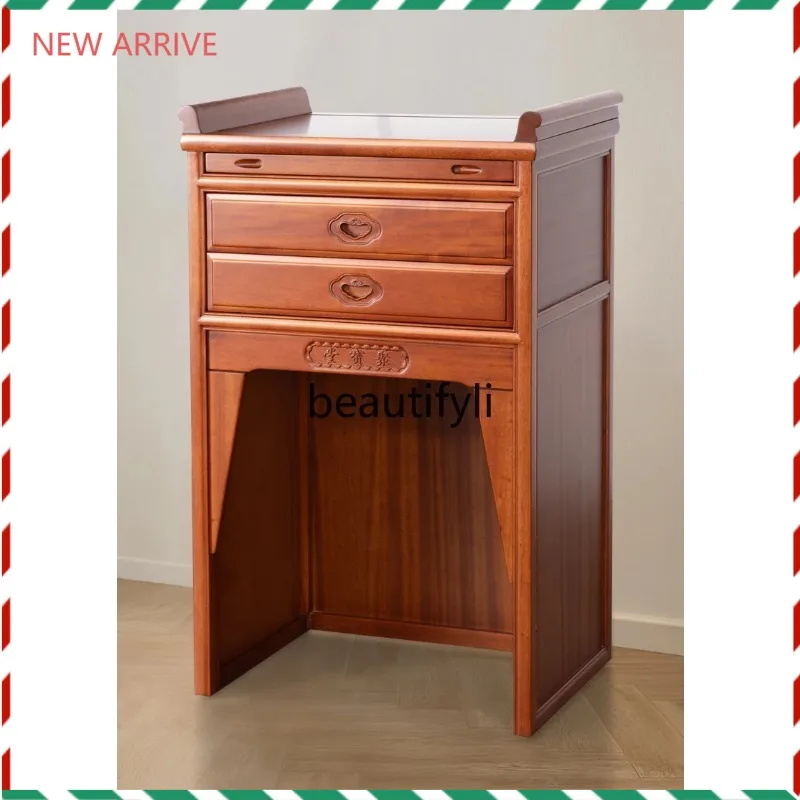 

D2520 Buddhist shrine land Gongma cabinet God of Wealth worship Taiwan household solid wood landlord cabinet