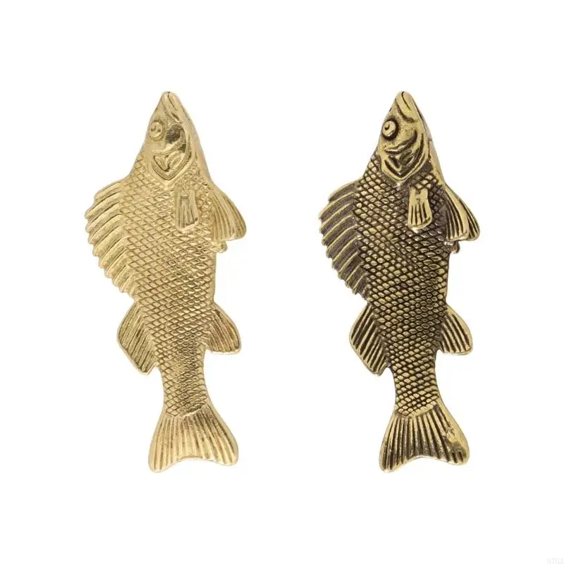 Fish-Shaped Cabinet Pull with Raised Surfaces Texture for Decorative Cabinet Fronts and Functional Drawer Access 87HA